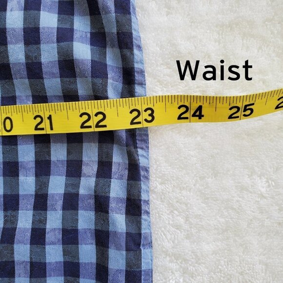 Bugatchi Blue and Black Checkered Casual Button Down Shirt - Picture 10 of 14